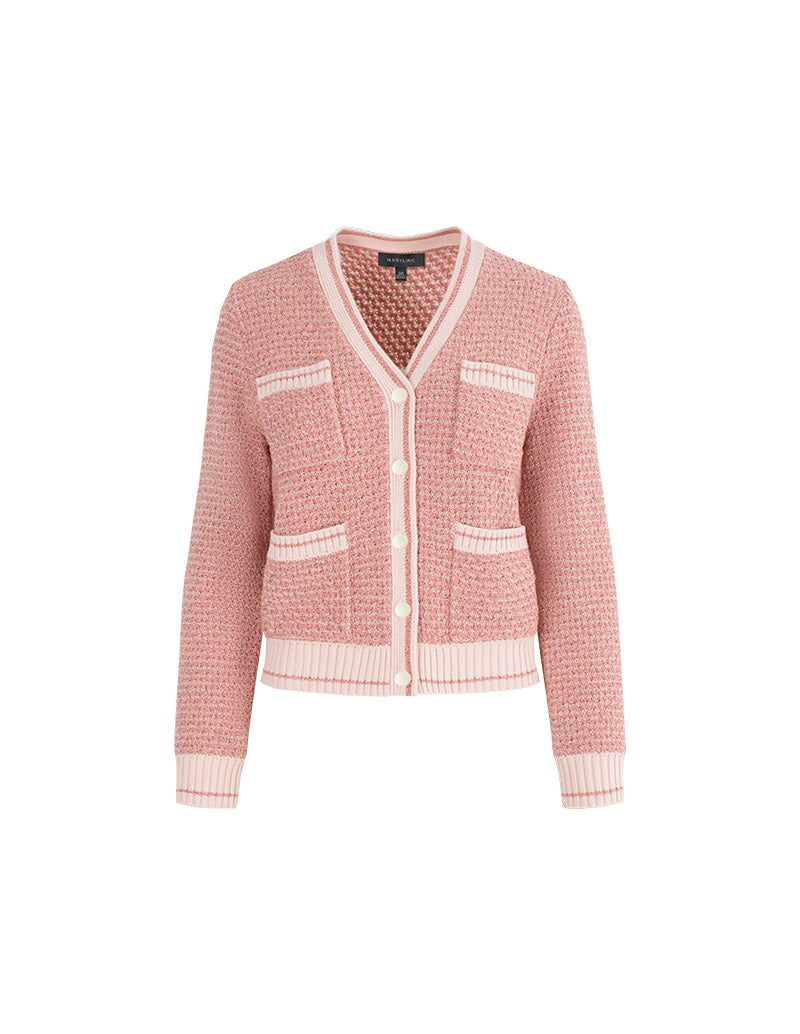 MARYLING Relaxed Textured Knit Cardigans