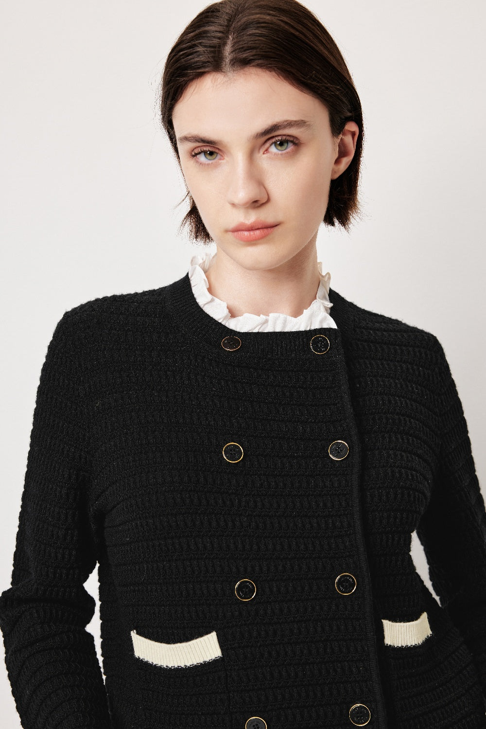 MARYLING Heritage Textured Knit Cardigans