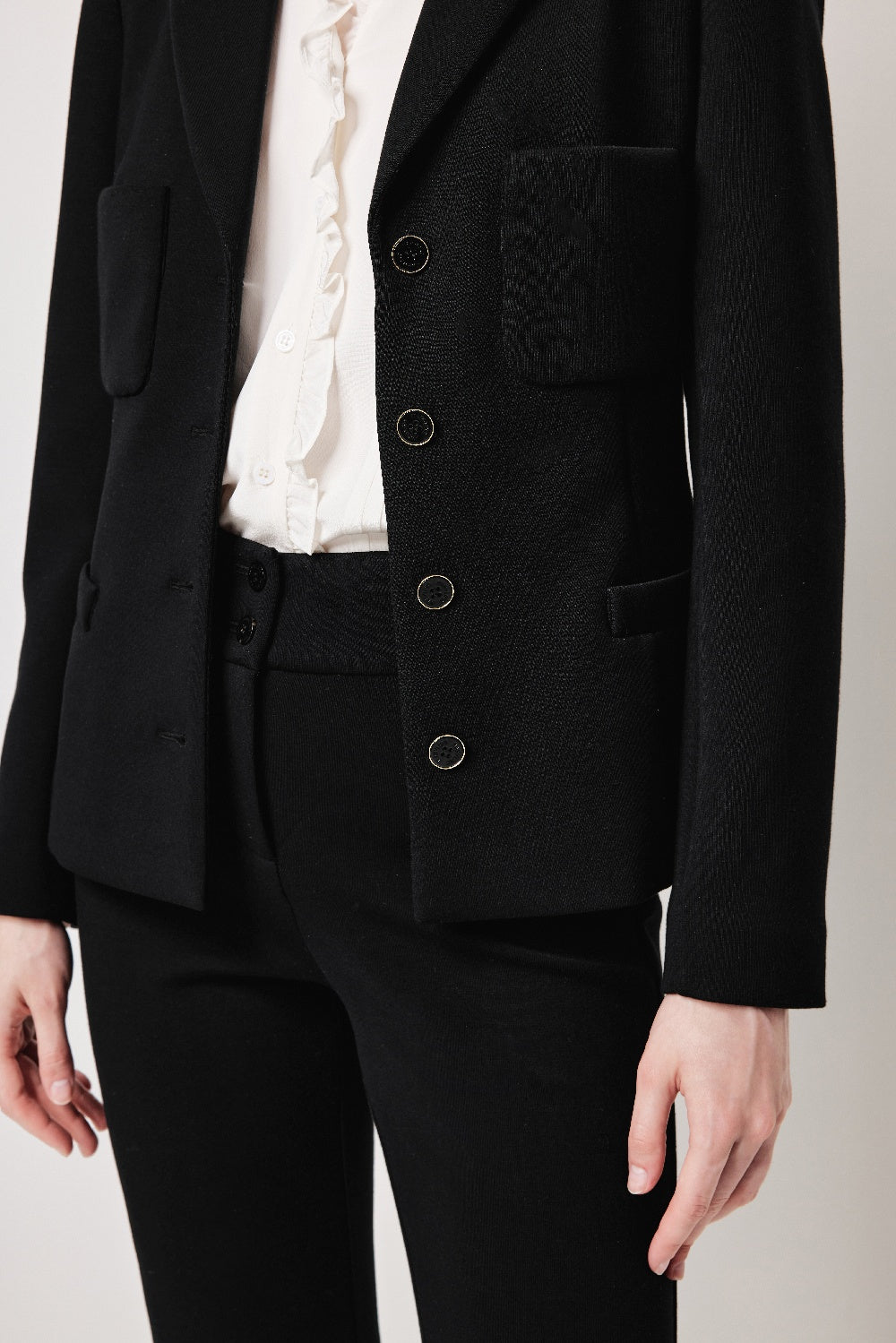 MARYLING Sculpted High-Waisted Trousers