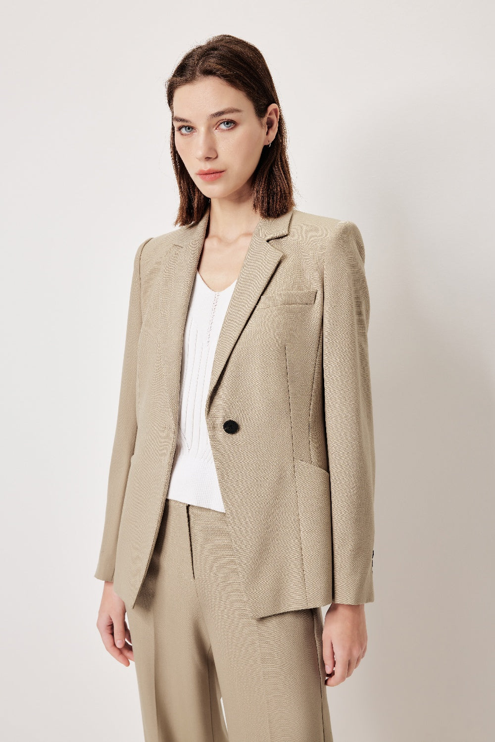 MARYLING Refined Wool Tailored Trousers