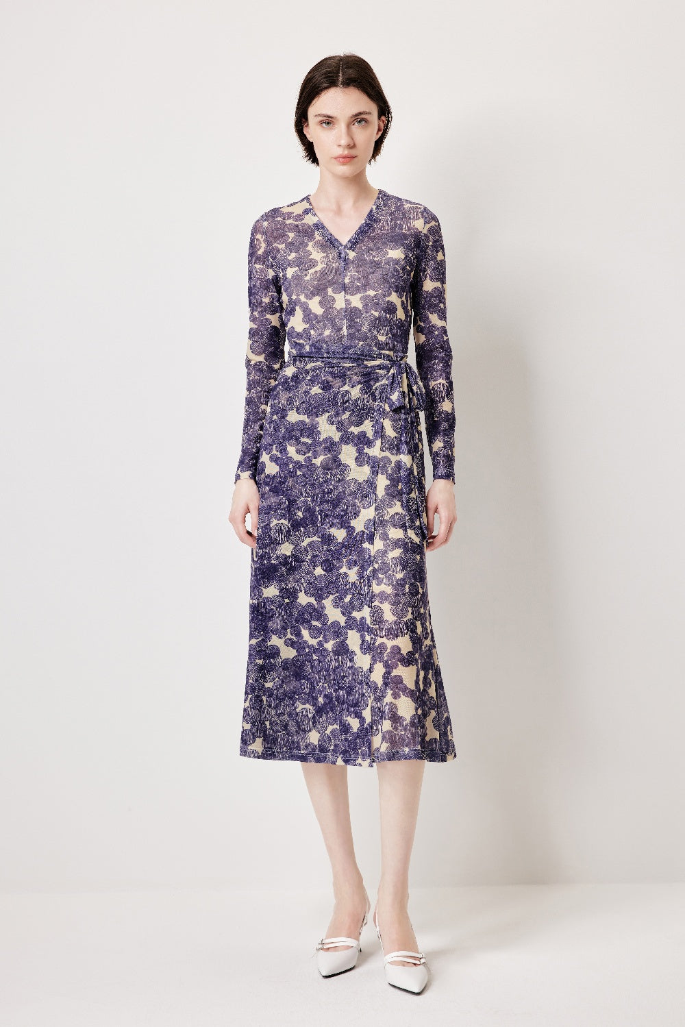 MARYLING Impressionist Violet Dresses