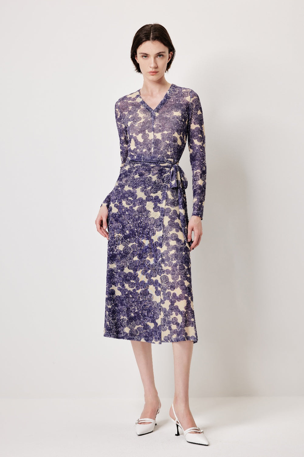 MARYLING Impressionist Violet Dresses