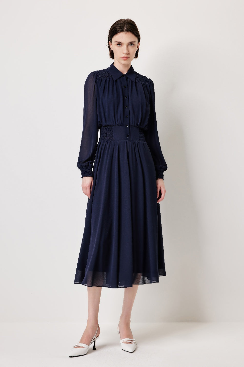 MARYLING Flowing Midnight Silhouette Dresses