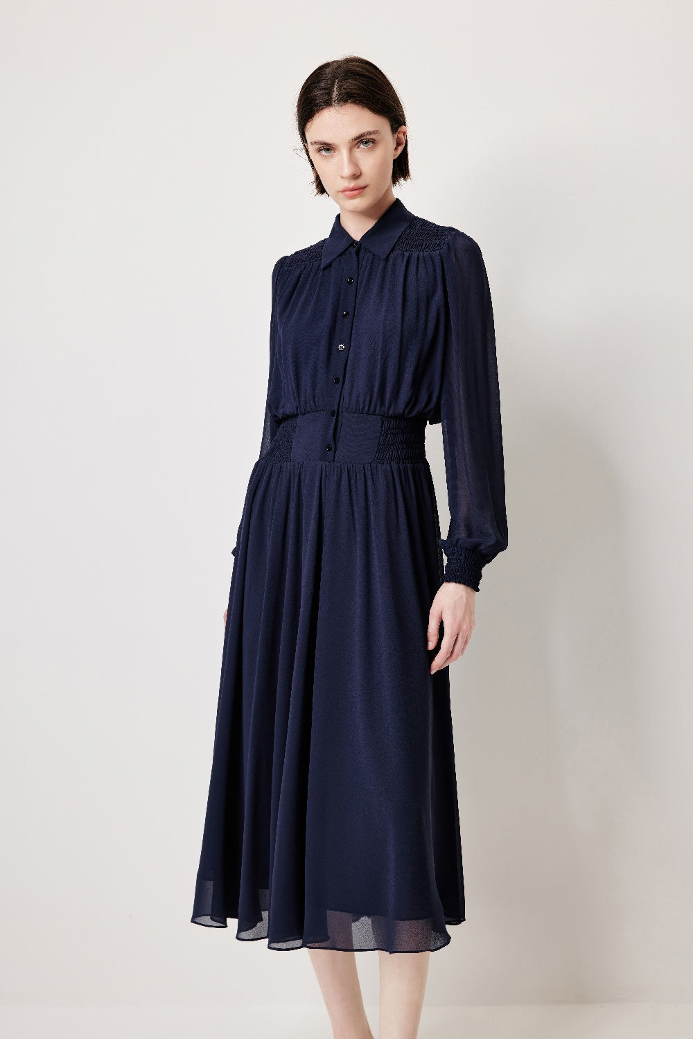 MARYLING Flowing Midnight Silhouette Dresses