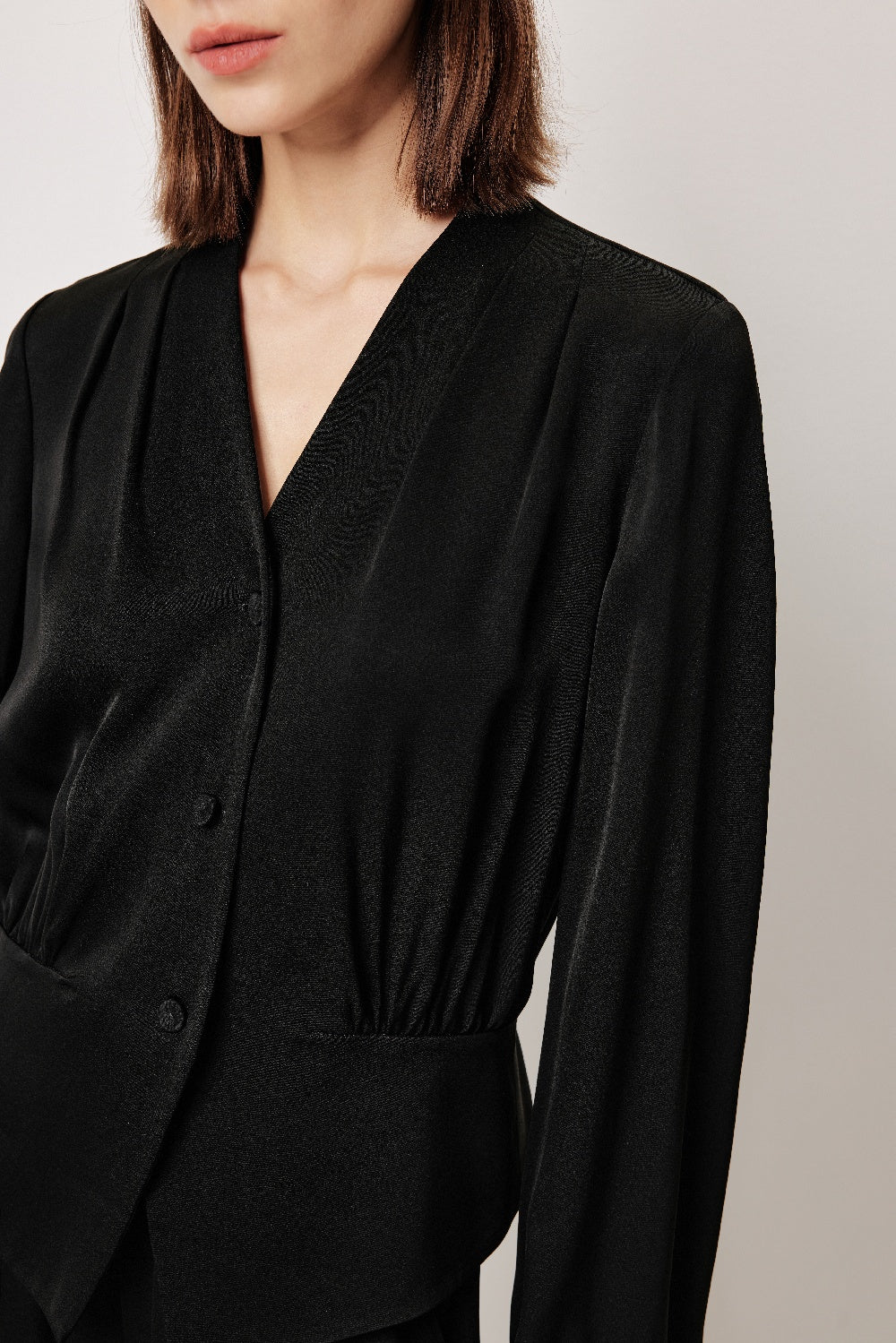 MARYLING Structured Cropped Tops