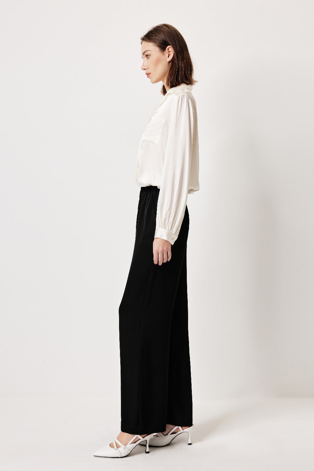 MARYLING Elegant Silhouette Buttonless Blouses