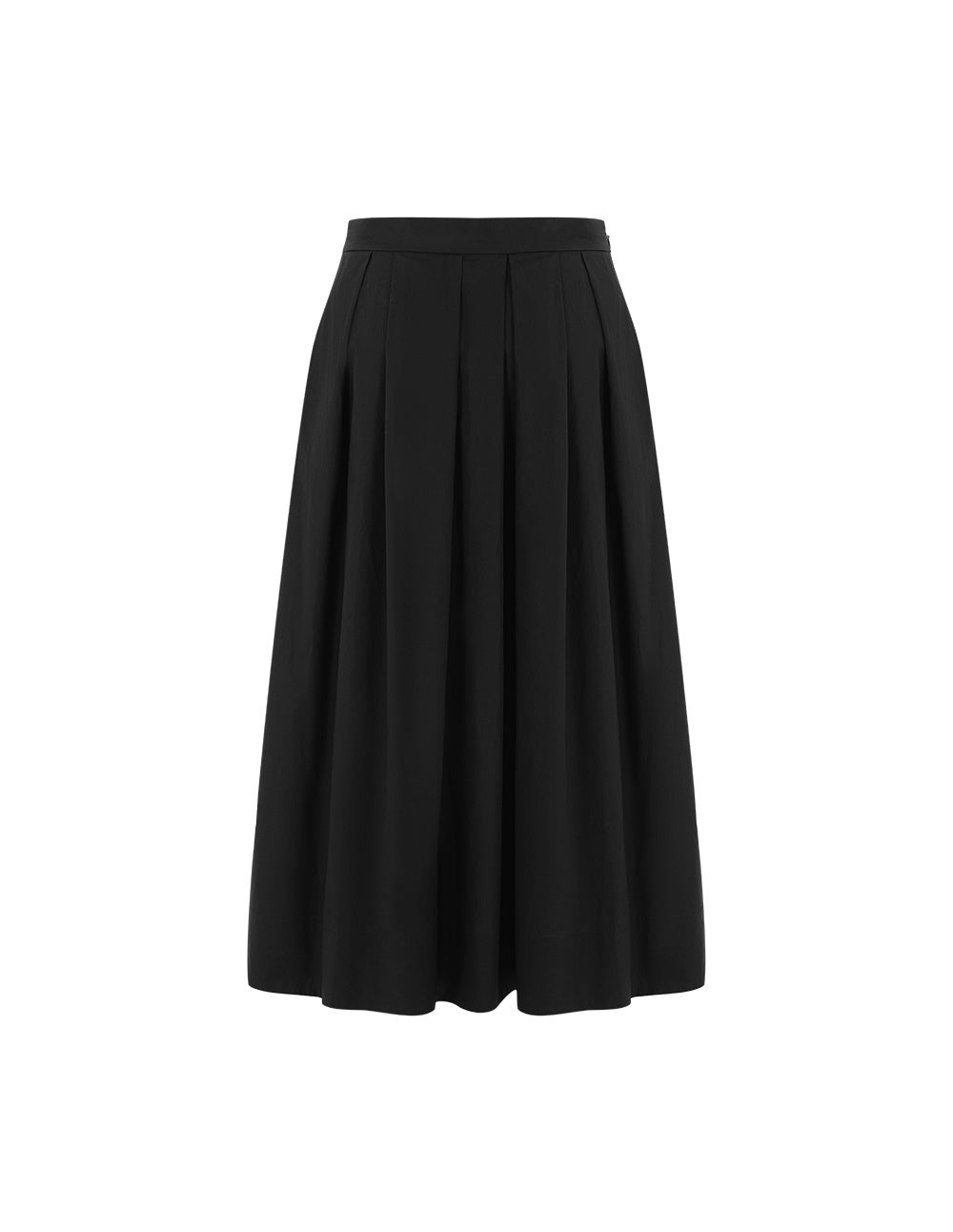 MARYLING Black Simple A-Line Skirts