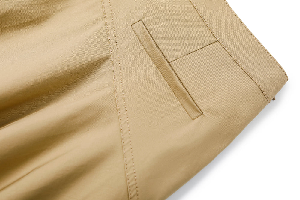 MARYLING Vintage-Inspired Khaki Classic Skirts