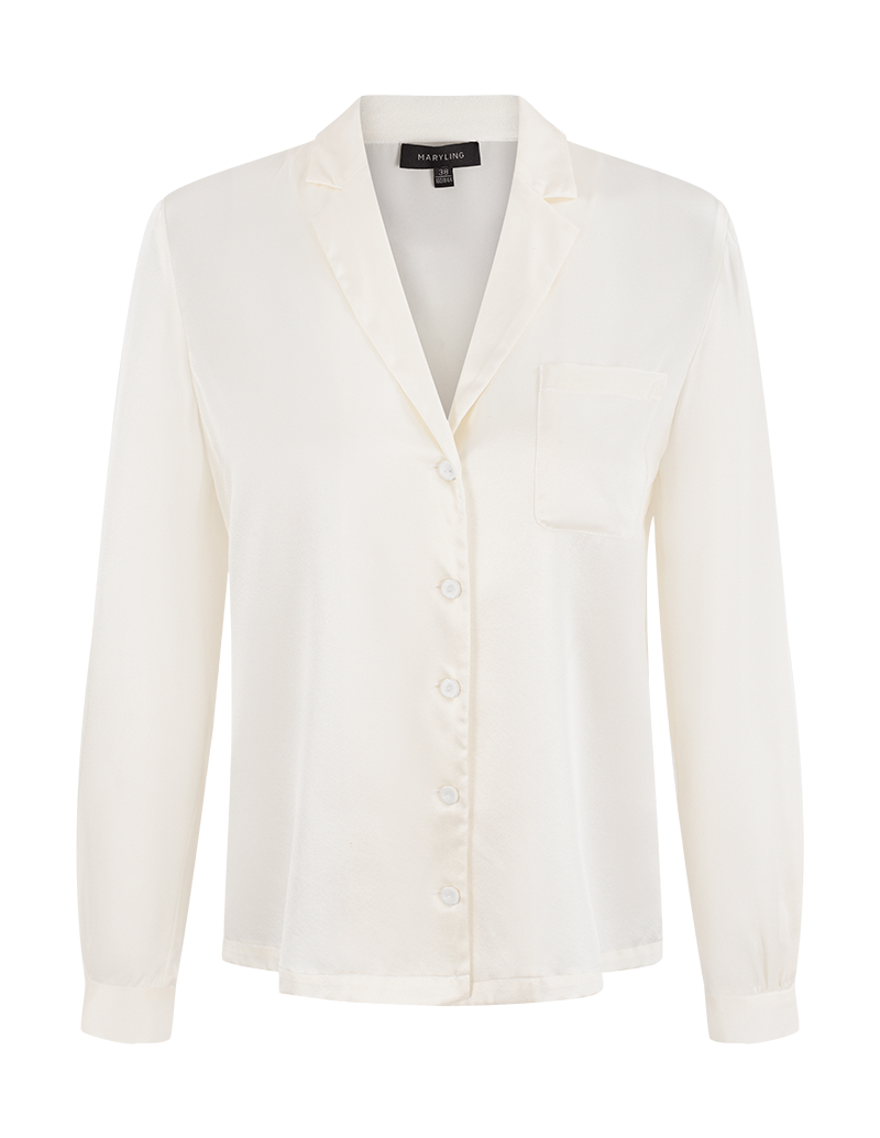 MARYLING Elegant Silhouette Buttonless Blouses