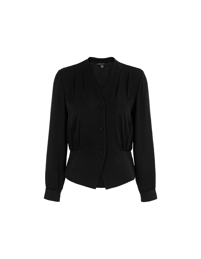 MARYLING Structured Cropped Tops