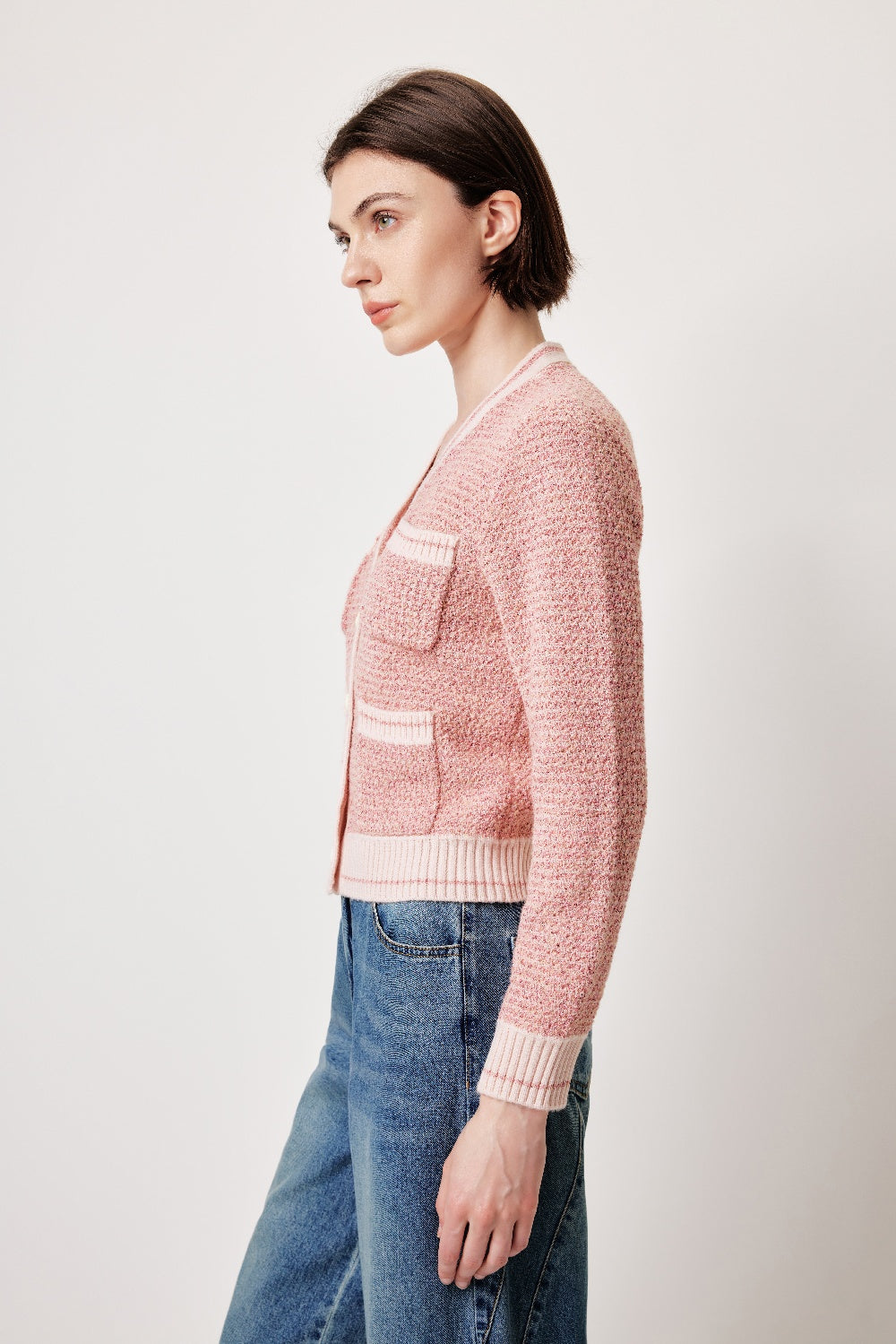 MARYLING Relaxed Textured Knit Cardigans