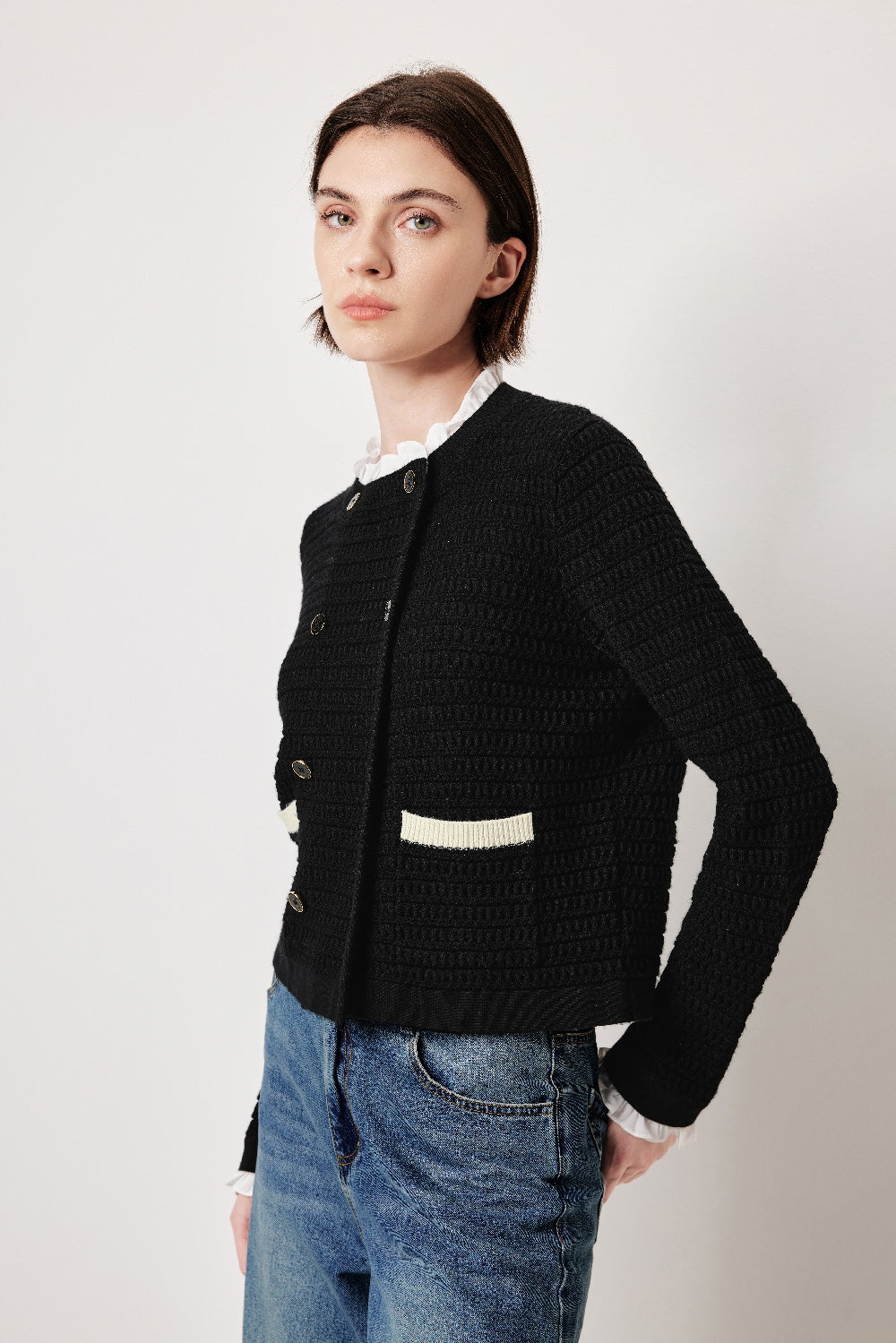 MARYLING Heritage Textured Knit Cardigans