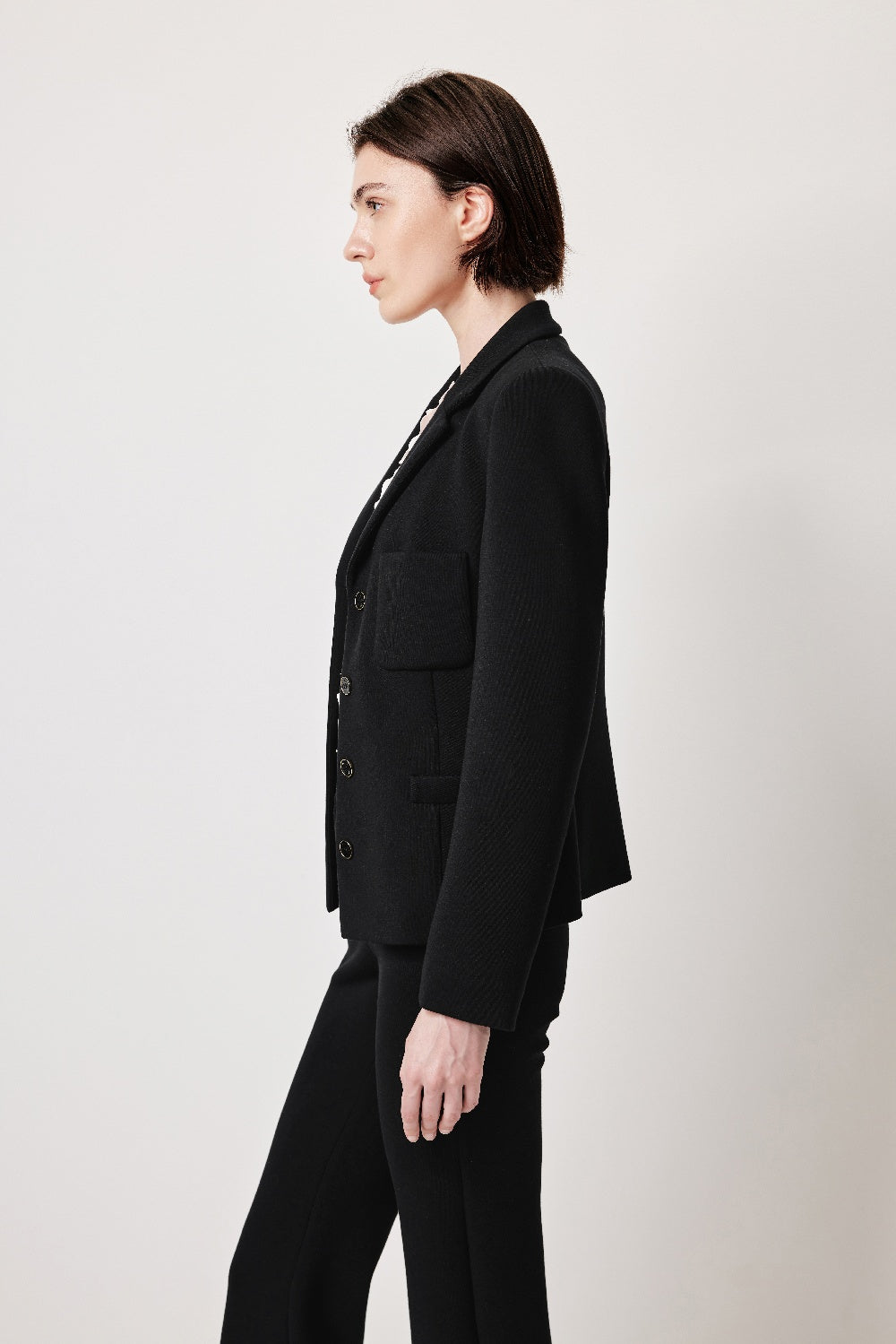 MARYLING Sculpted Cropped Blazers