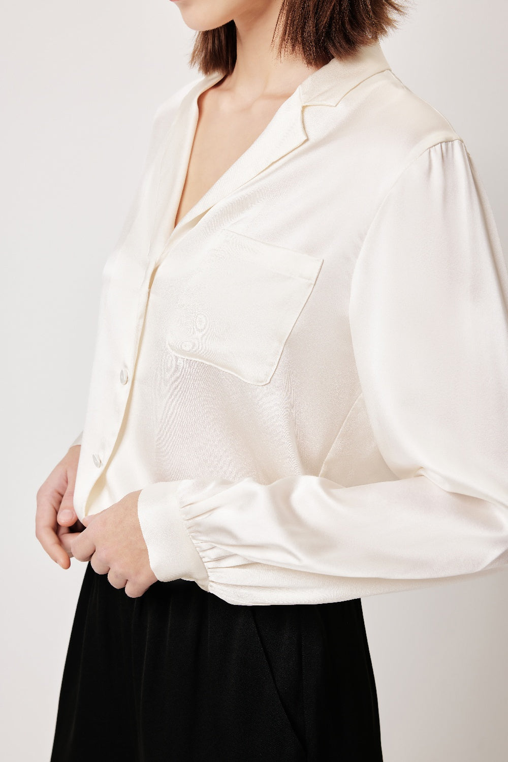 MARYLING Elegant Silhouette Buttonless Blouses
