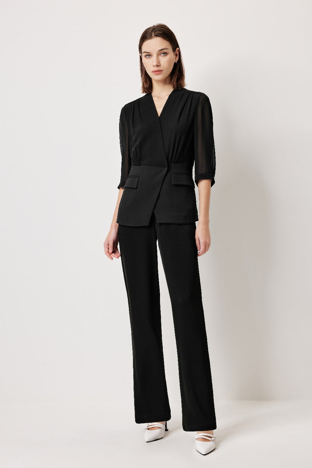 MARYLING Tailored Slim Trousers
