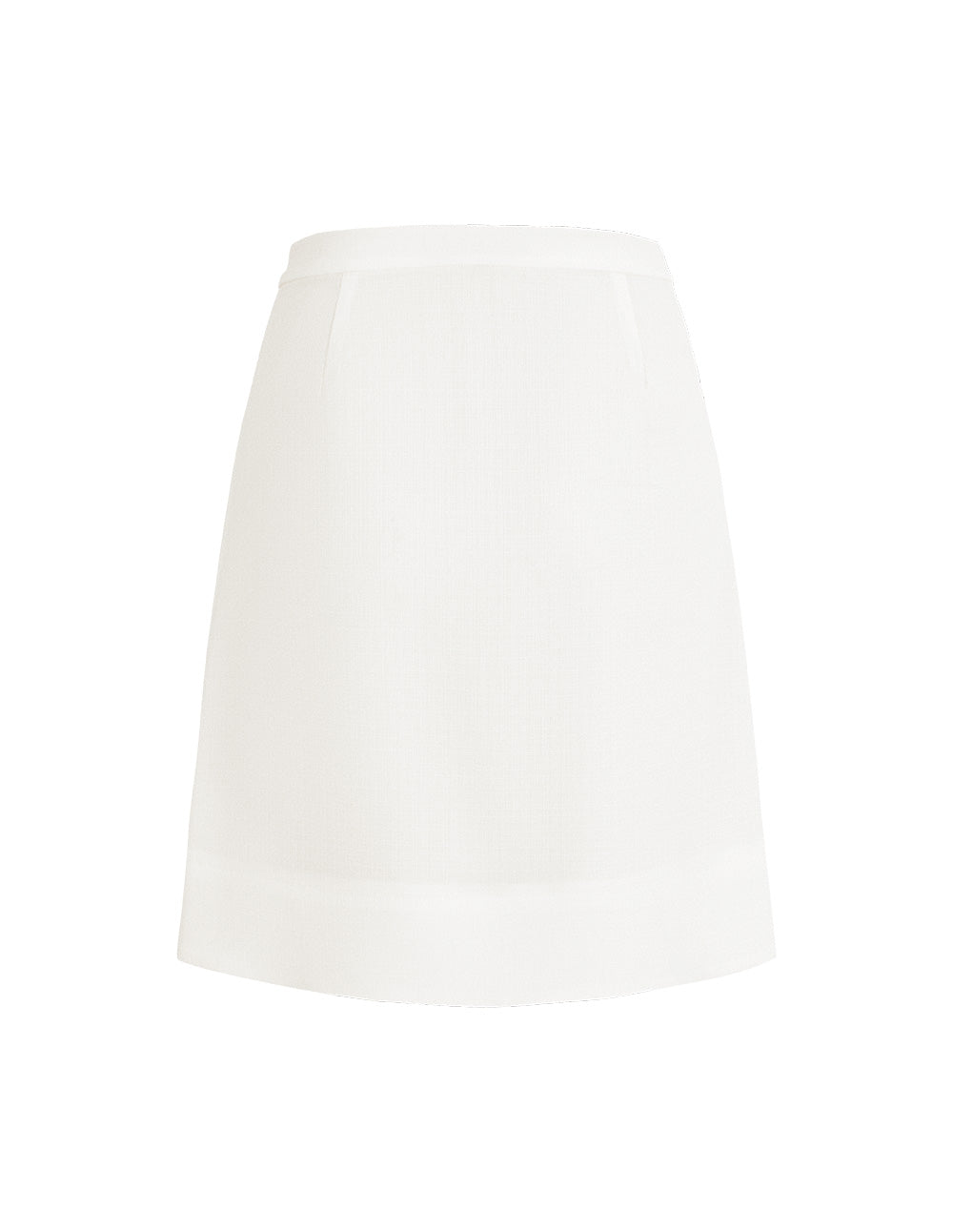 MARYLING 화이트 미니멀리스트 실루엣 스커트