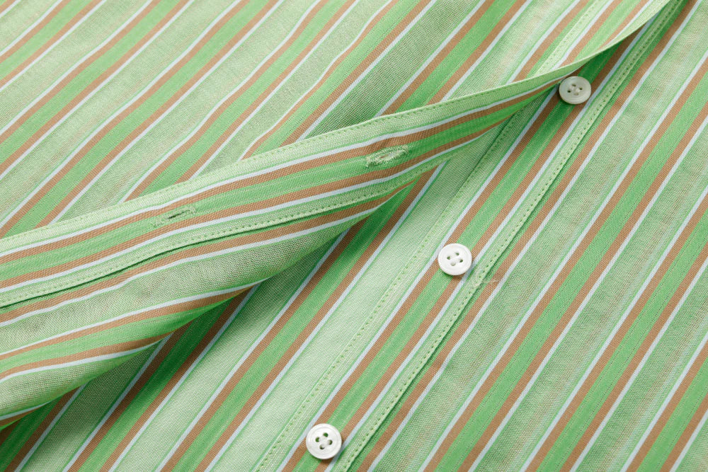 MARYLING 타임리스 스트라이프 블라우스 클래식 디자인