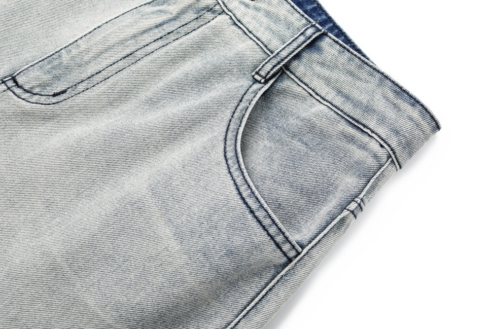 MARYLING Vintage Washed Gradient Jeans