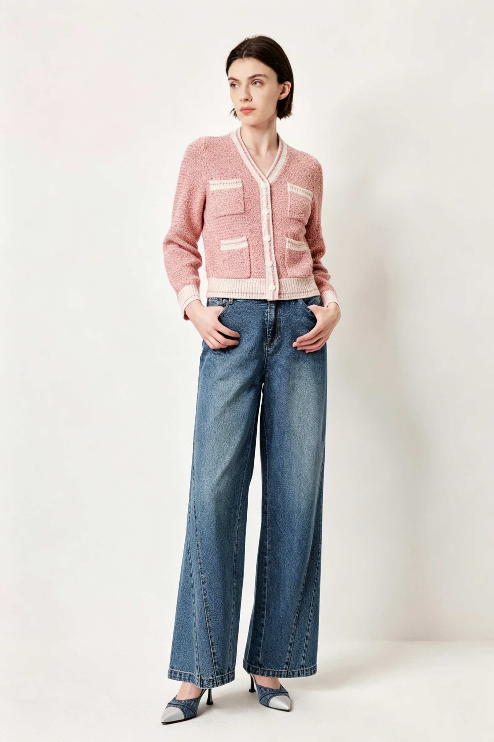 MARYLING Relaxed Textured Knit Cardigans