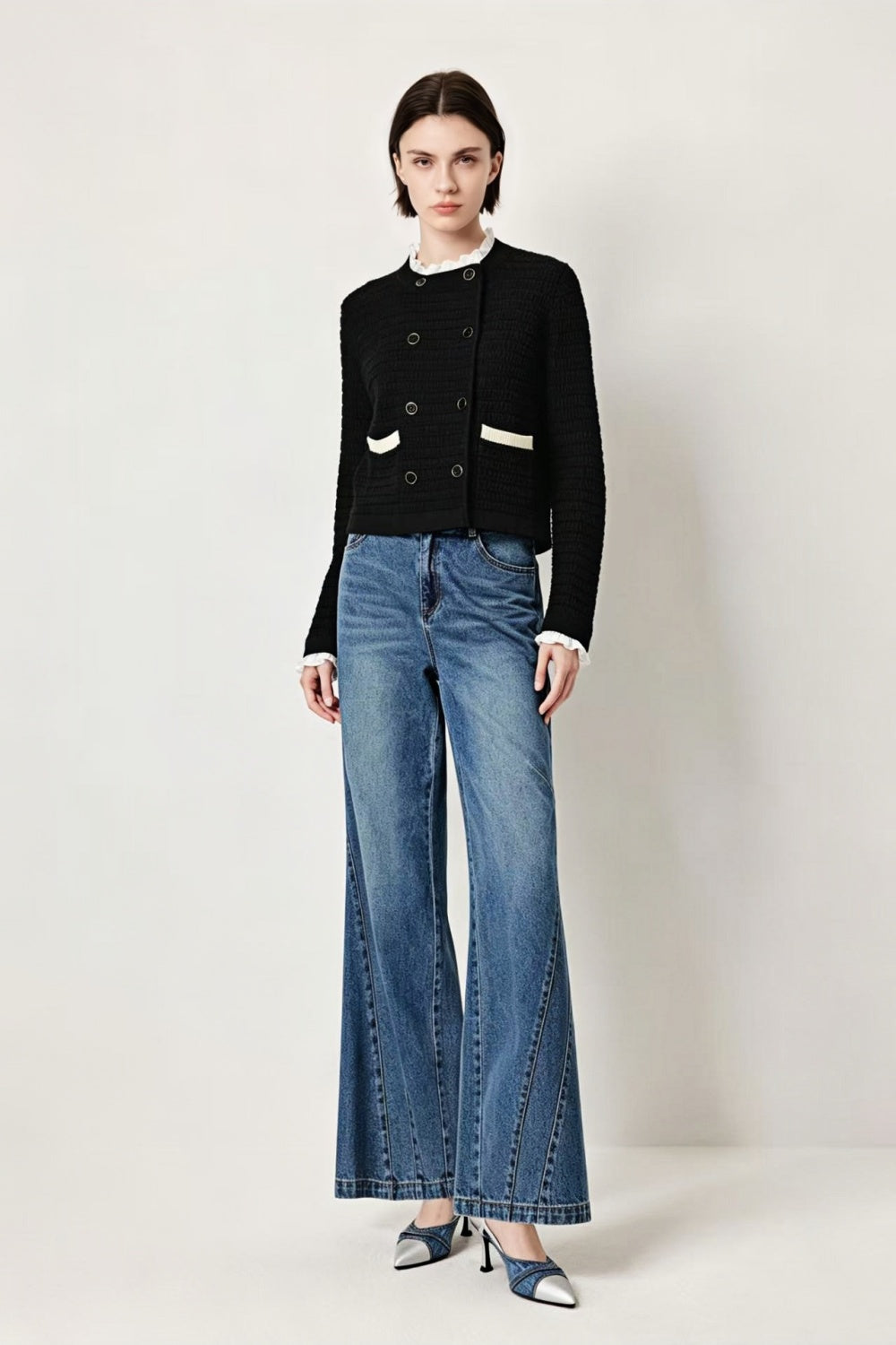 MARYLING Heritage Textured Knit Cardigans