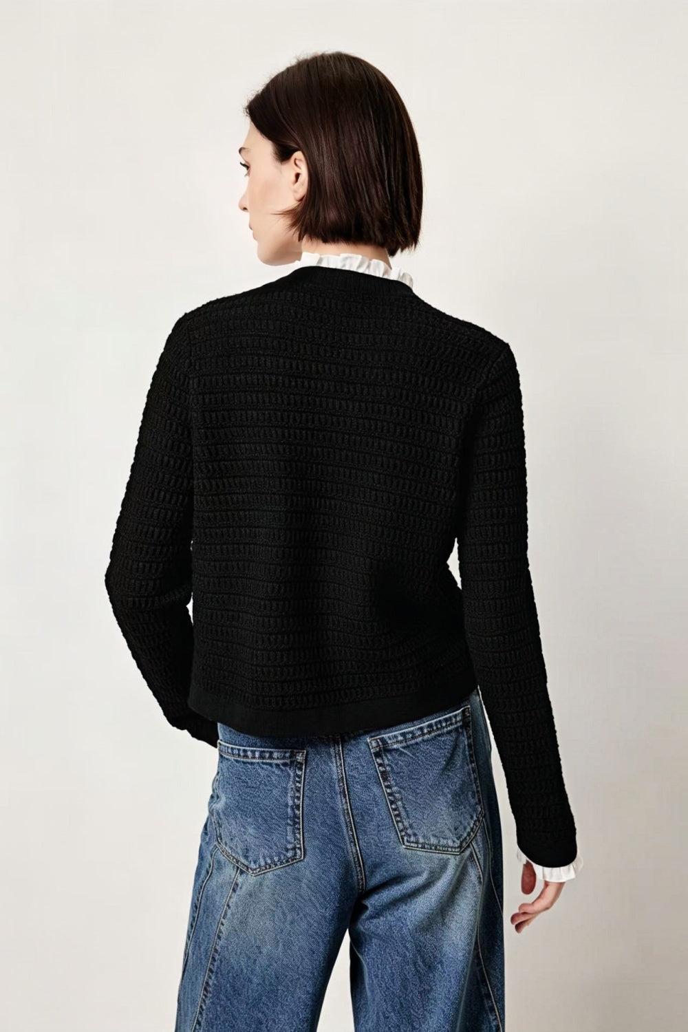 MARYLING Heritage Textured Knit Cardigans